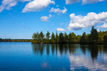 Northern Europe water landscape