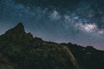Obraz na płótnie Canvas Tenerife, Spain, Milkyway night photography