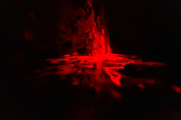 red abstraction