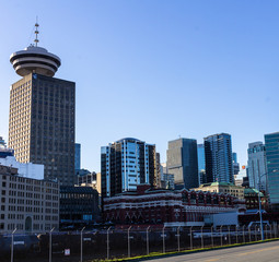 Vancouver City Skyline, BC, Canada.