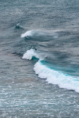 Surfers Phillip Island coast, Australia