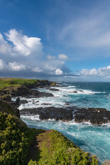 Phillip Island coastline, view north, Victoria Australia