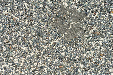 Asphalt with sand. Background. Place for your text.