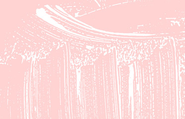 Grunge texture. Distress pink rough trace. Glamorous background. Noise dirty grunge texture. Exotic 