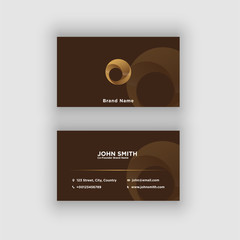 Naklejka premium Business card. Vector. Exclusive and Modern design 