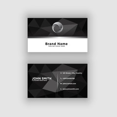 Business card. Vector. Exclusive and Modern design	
