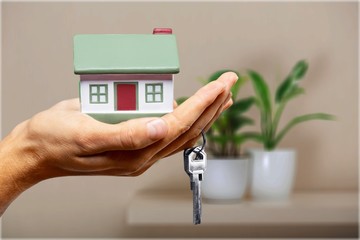 Building, mortgage, real estate and property concept