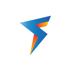 Fototapeta na wymiar Letter F logo 