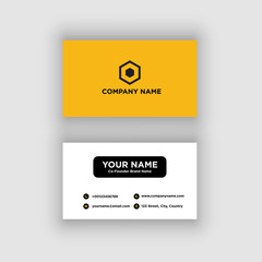 Business card. Vector. Exclusive and Modern design	