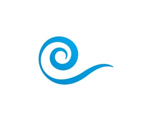 Water Wave symbol and icon Logo Template