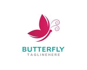 Obraz premium Butterfly Logo Template