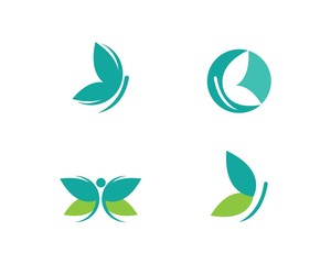 Fototapeta premium Butterfly Logo Template