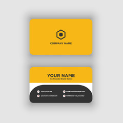 Business card. Vector. Exclusive and Modern design