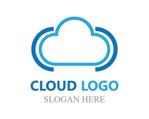 cloud logo template