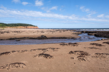 Red Sand Beach of North Rustico Prince Edward Island Canada