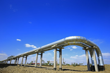 Industrial pipeline equipment of the factory