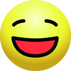 Obraz premium Cute emoticon icon
