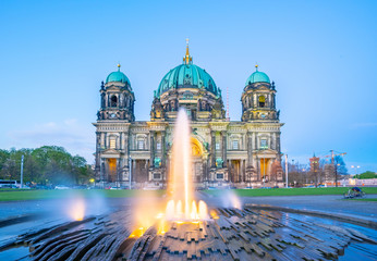Berliner Dom in Berlin, Germany at night. © orpheus26