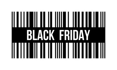 black friday, vector illustration on white background