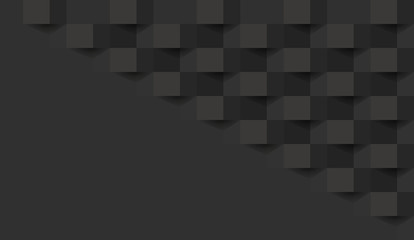 Black abstract background vector with blank space for text.