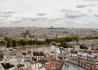 Fototapeta na wymiar View over Paris