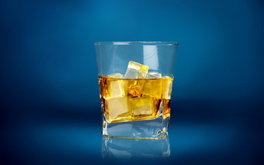 Glass with whisky Cocktail