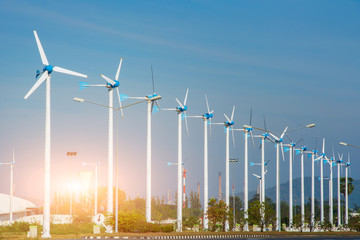 Wind wheel electric energy