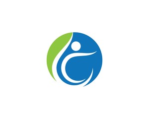Healthy Life people Logo template