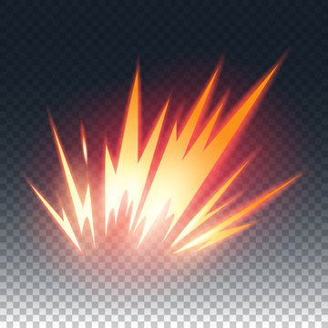 Game visual effects and glowing sparkle