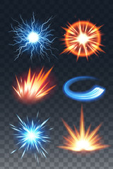 Game visual effects and glowing sparkle - 222575061