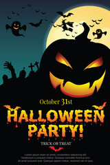 Halloween Invitation. Vector Eps 10