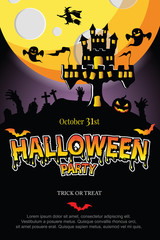 Halloween Invitation. Vector Eps 10