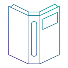 text book isolated icon