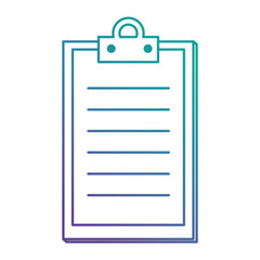 checklist clipboard isolated icon