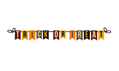 trick or treat, halloween garland