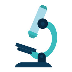 microscope laboratory isolated icon