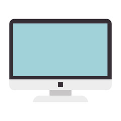 computer monitor isolated icon