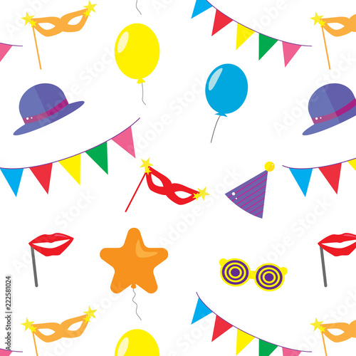 carnival seamless pattern color carnival pattern stock image and