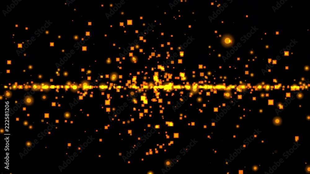 Fototapete Abstract Particle Futuristic Horizontal Explode  Line Dot Shooting Animation Loop Screensaver Background