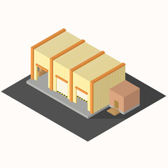 isometric warehouse