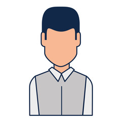 businessman avatar character icon