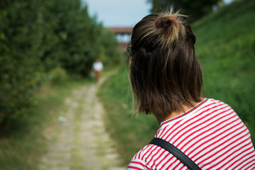 girl in the park