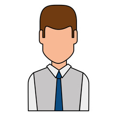 businessman avatar character icon