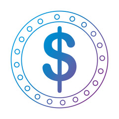 coin money isolated icon