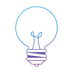 bulb light isolated icon