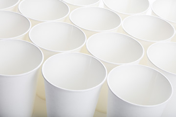 white Paper cup