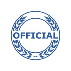 Official icon, Vector illustration on white background