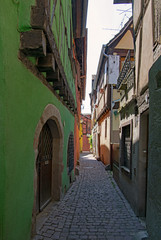 Fototapeta na wymiar Altstadt von Riquewihr, Alsace, Frankreich 