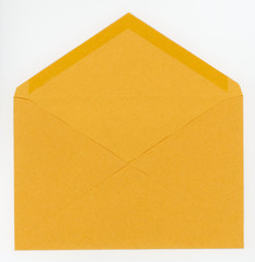 yellow paper envelope