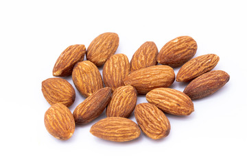 Almond on a white background.
